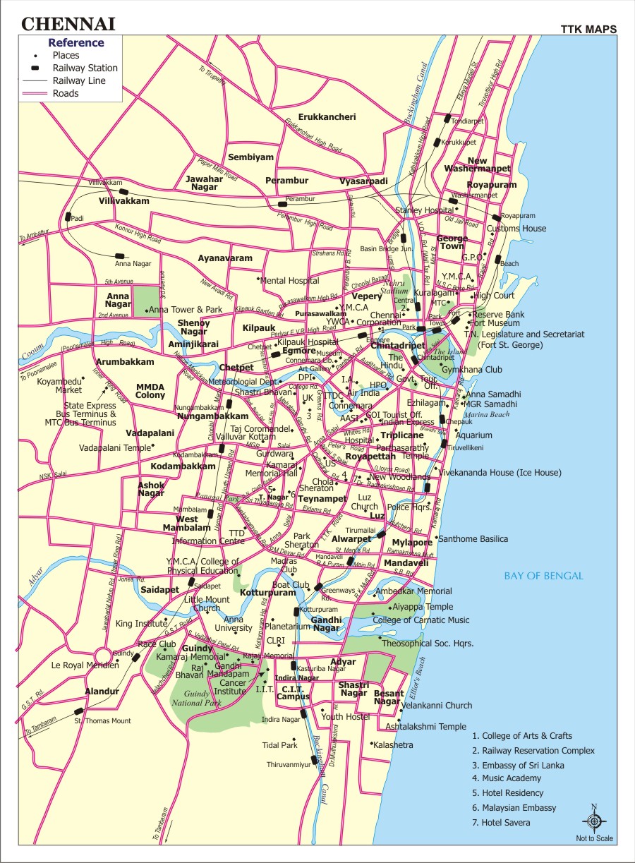 Chennai City carte